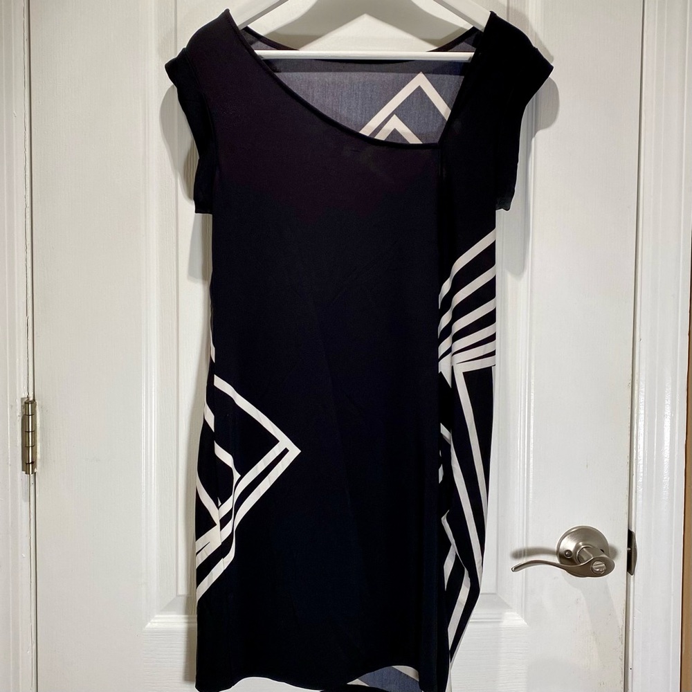 bcbg maxazria • black white coctail dress - Picture 2 of 9